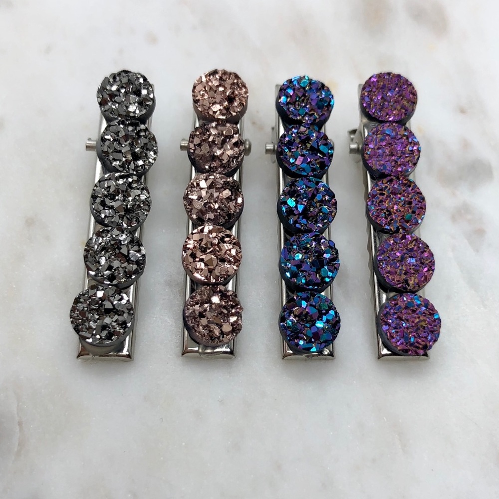Multi Hair Clip Set Pack Of 4 - Picture 3 of 4